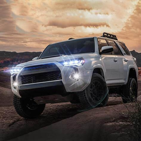 LED Headlight Assembly Matrix Projector Black For 2014-2022 Toyota 4Runner 5th Gen (N280) - Image 8