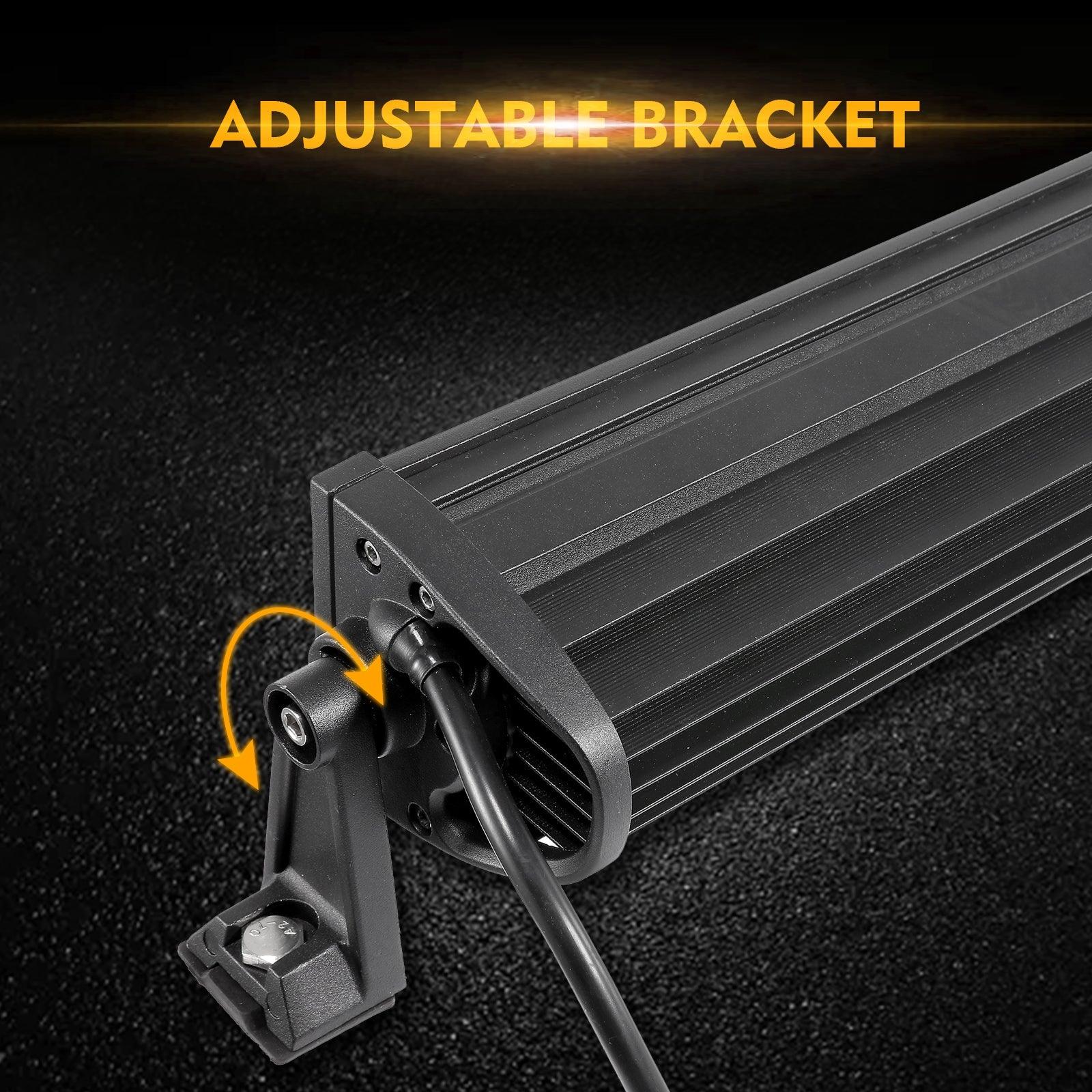 6 Modes Series 22 Inch/30 Inch/42 Inch/50 Inch White&Amber LED Light Bars - Image 11