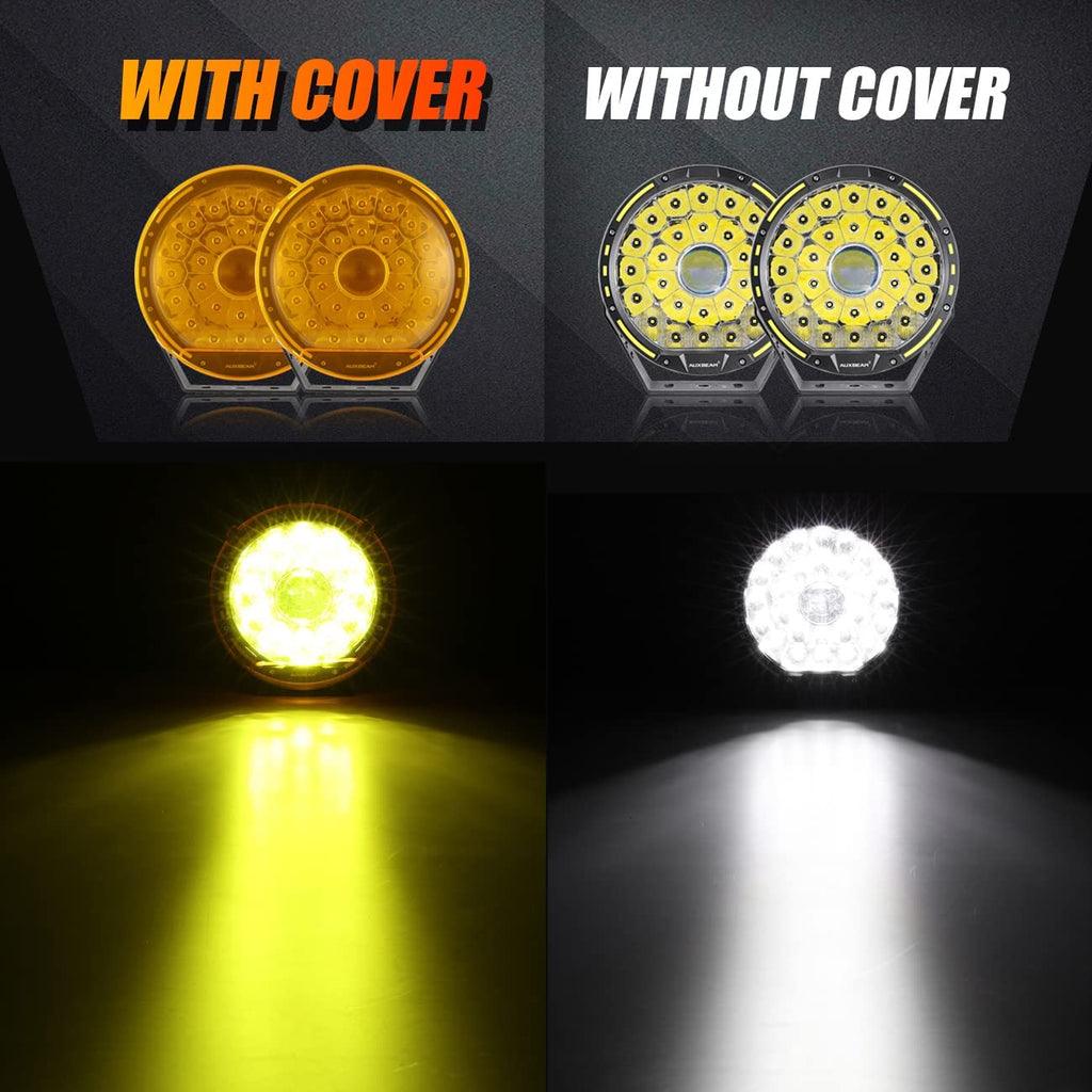 360 PRO Series 7 INCH/9 INCH 360-PRO Series Offroad LED Driving Lights+Amber/Black Covers(Optional) - Image 12