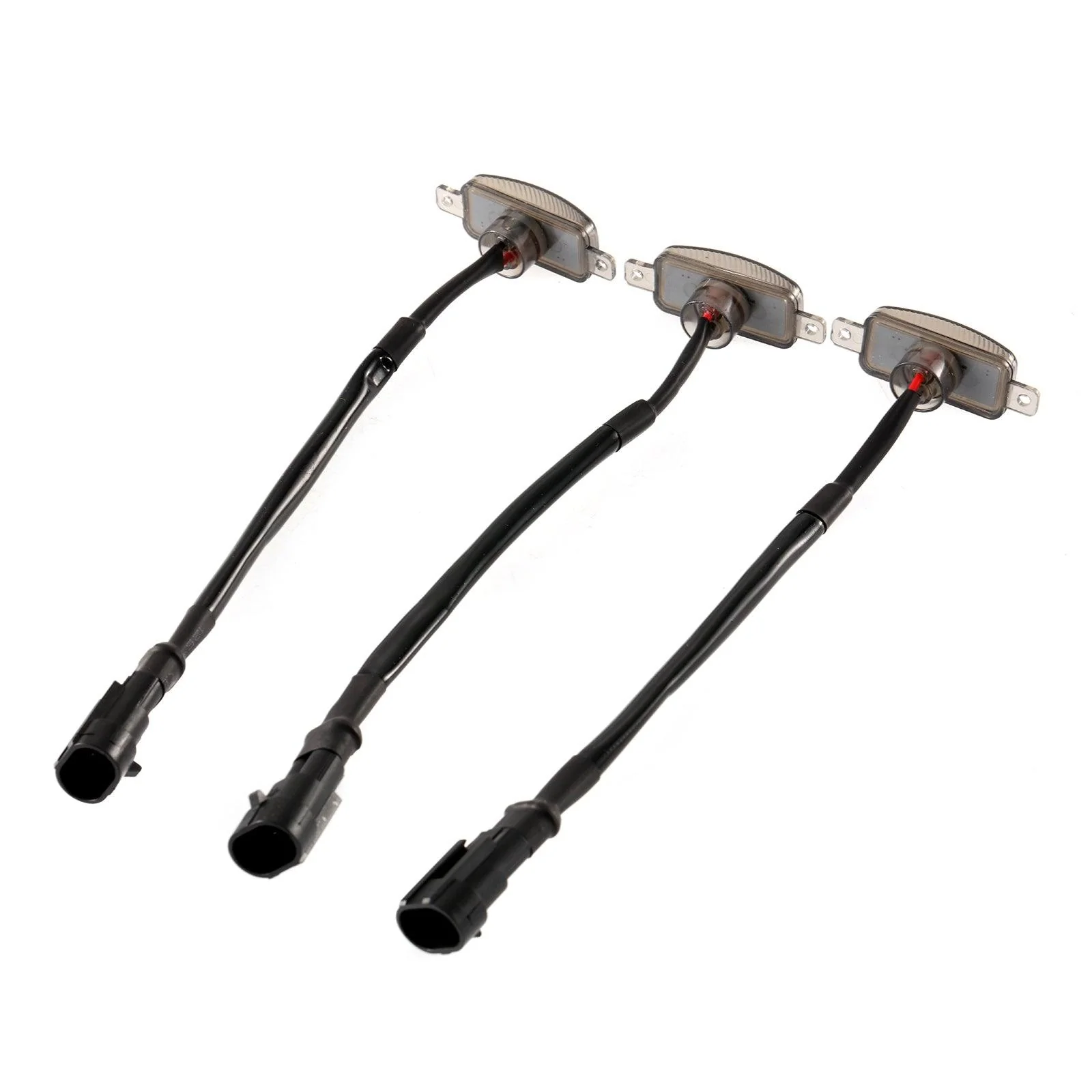 (3pcs/set)  LED Front Grille Lights Raptor Style Amber Light Universal Car Modification (Amber shell/ Smoked shell） - Image 10
