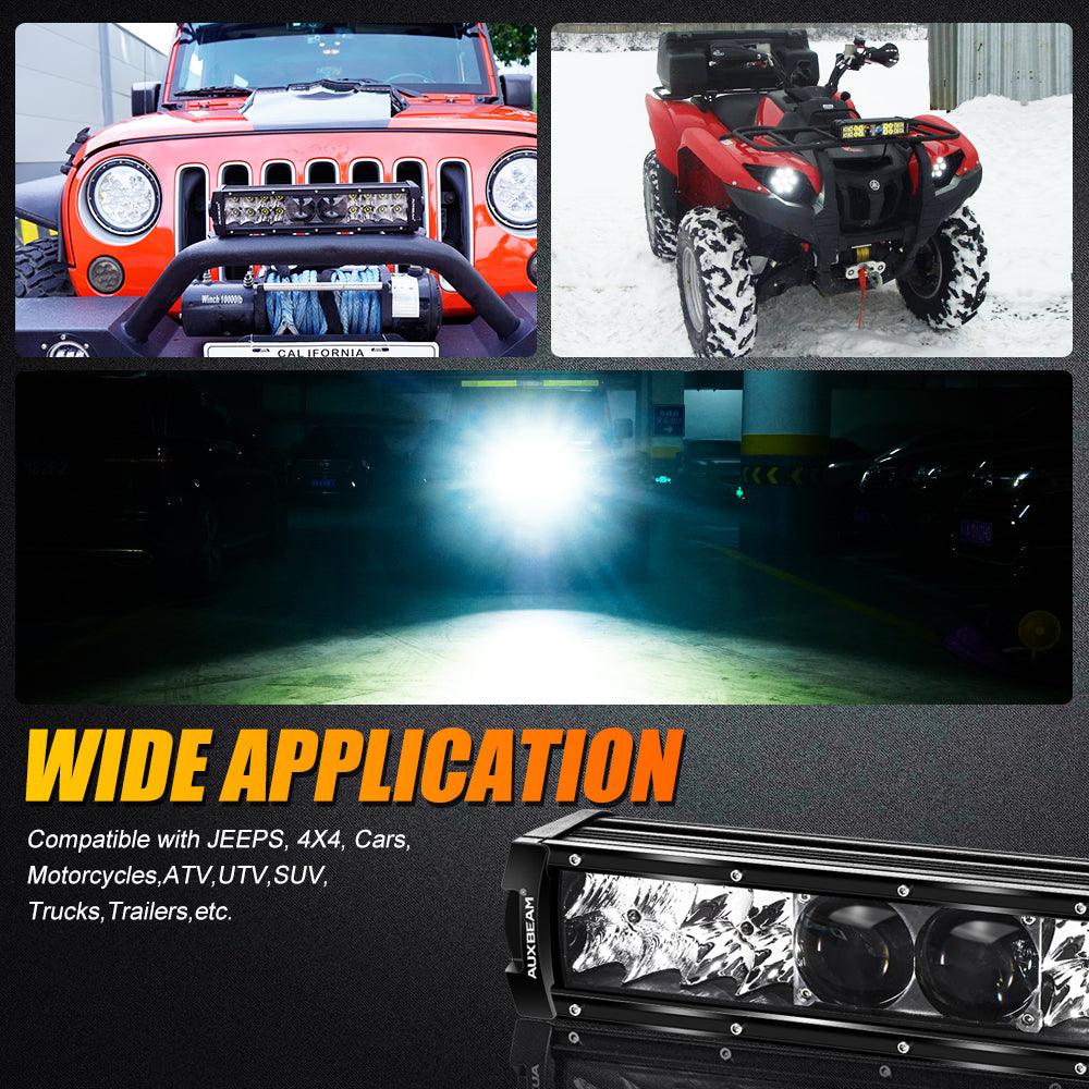 NEW 12"/22"/32"/42"/52" 5D-PRO Light Bars with DT Wiring Harness Kit For 2002 Ford F150 - Image 6