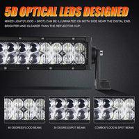 22 Inch-52 Inch 5D Series Straight/Curved Combo Beam Double Row LED Light Bar for 2016 Ford F150 - Image 5