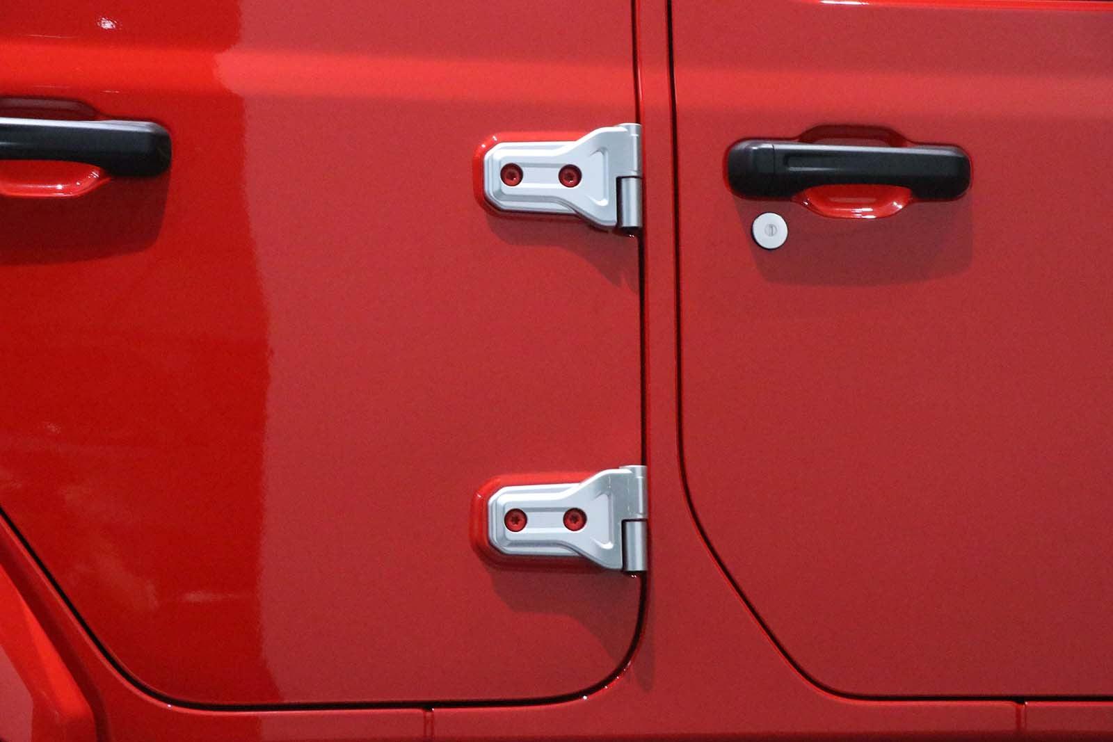 (8pcs/set) Door Hinge Shell for Jeep Wrangler JL 2018-2022 (Black/ Red/ Silver) - Image 11