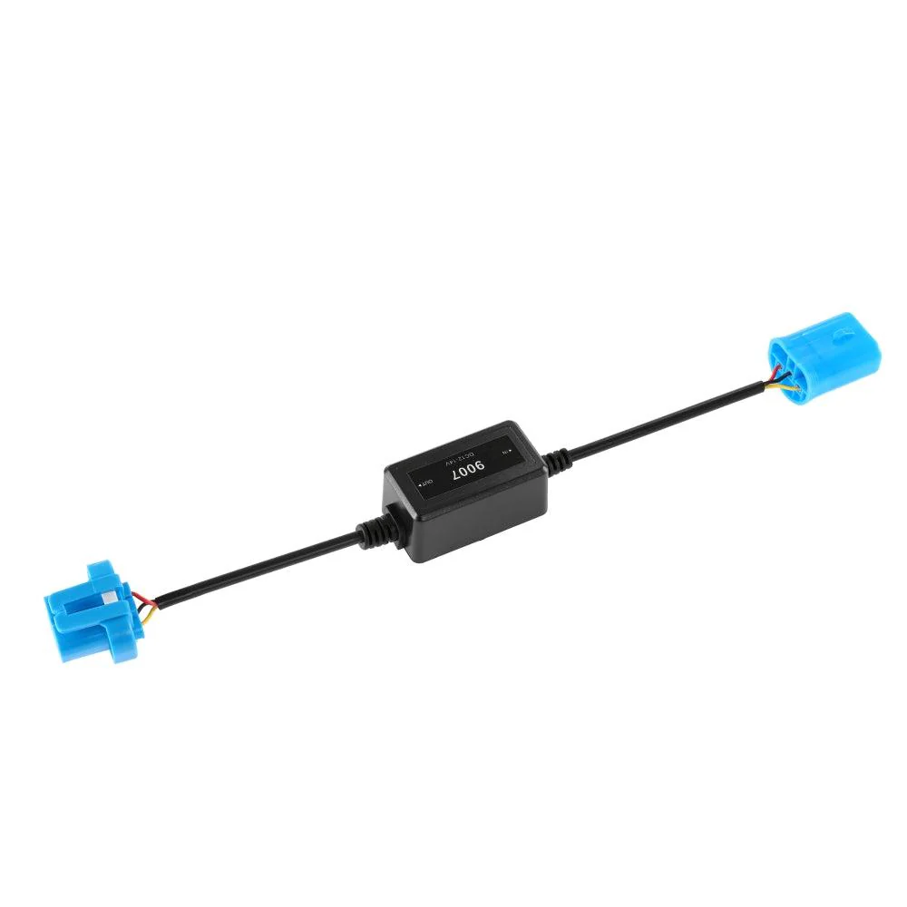 9007/HB5 C10-MODEL Enhanced LED Headlight Bulbs Canbus Decoder Anti-Flicker Hyper Flash No Warning Harness Resistor Conversion Kit 2pcs/set - Image 5