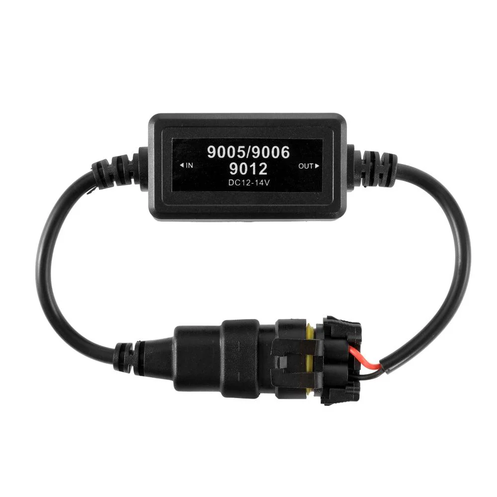 9006/HB4 C10-Model Enhanced LED Headlight Bulbs Canbus Decoder Anti-flicker Hyper Flash No Warning Harness Resistor Conversion Kit 2pcs/set - Image 5