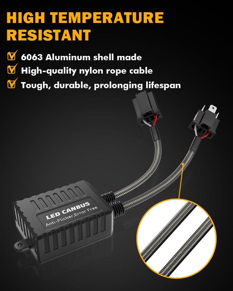 H4/9003 C20-Model Decoder-Pro Enhanced Led Headlight Bulbs Canbus Decoder Harness Resistor Conversion Kit 2pcs/set - Image 8