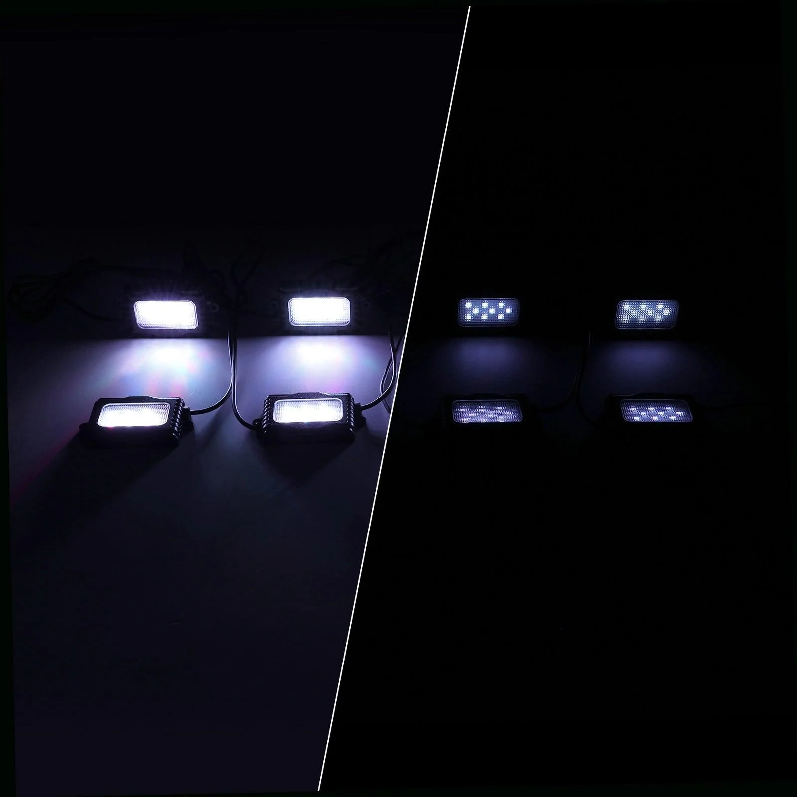 Magic Dream Color RGB LED Rock Lights Kit with Bluetooth APP Control, Multicolor Chasing Neon Underglow Lights - Image 8