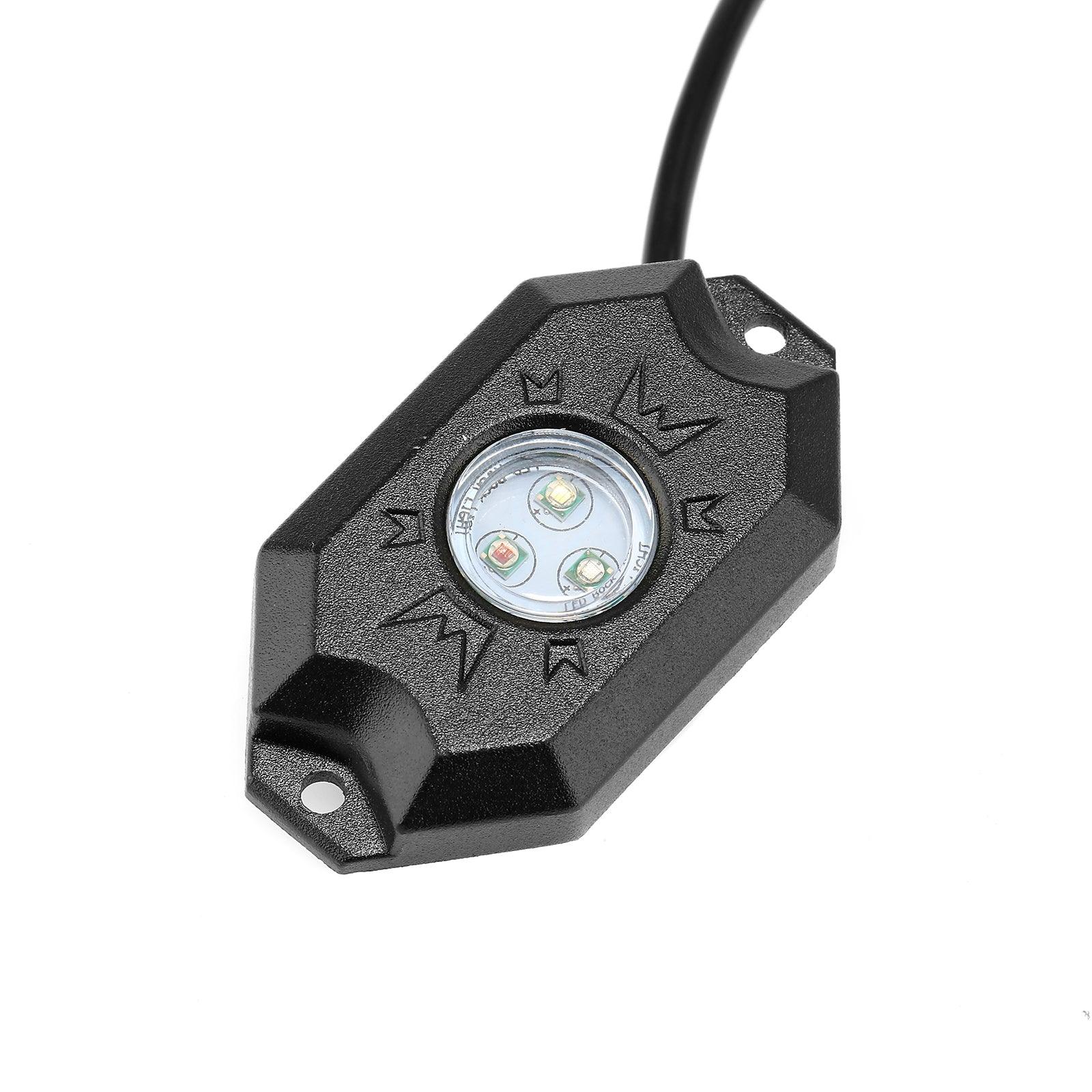 (4Pcs/8Pcs/12Pcs Set) RGB LED Rock Light Set with Bluetooth Controller - Image 15