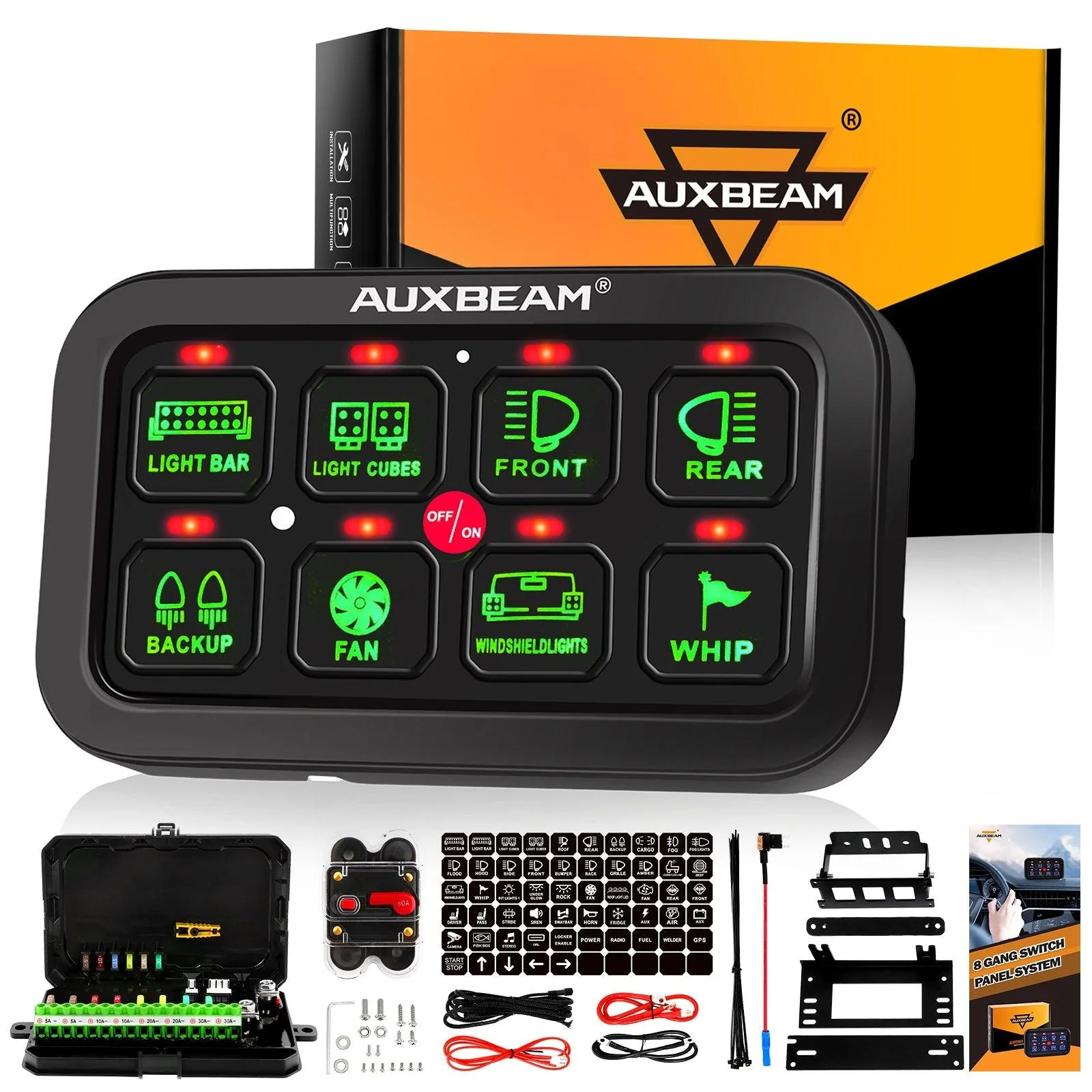 6/8 Gang LED Switch Panel, Off Road Light Controller - Image 18