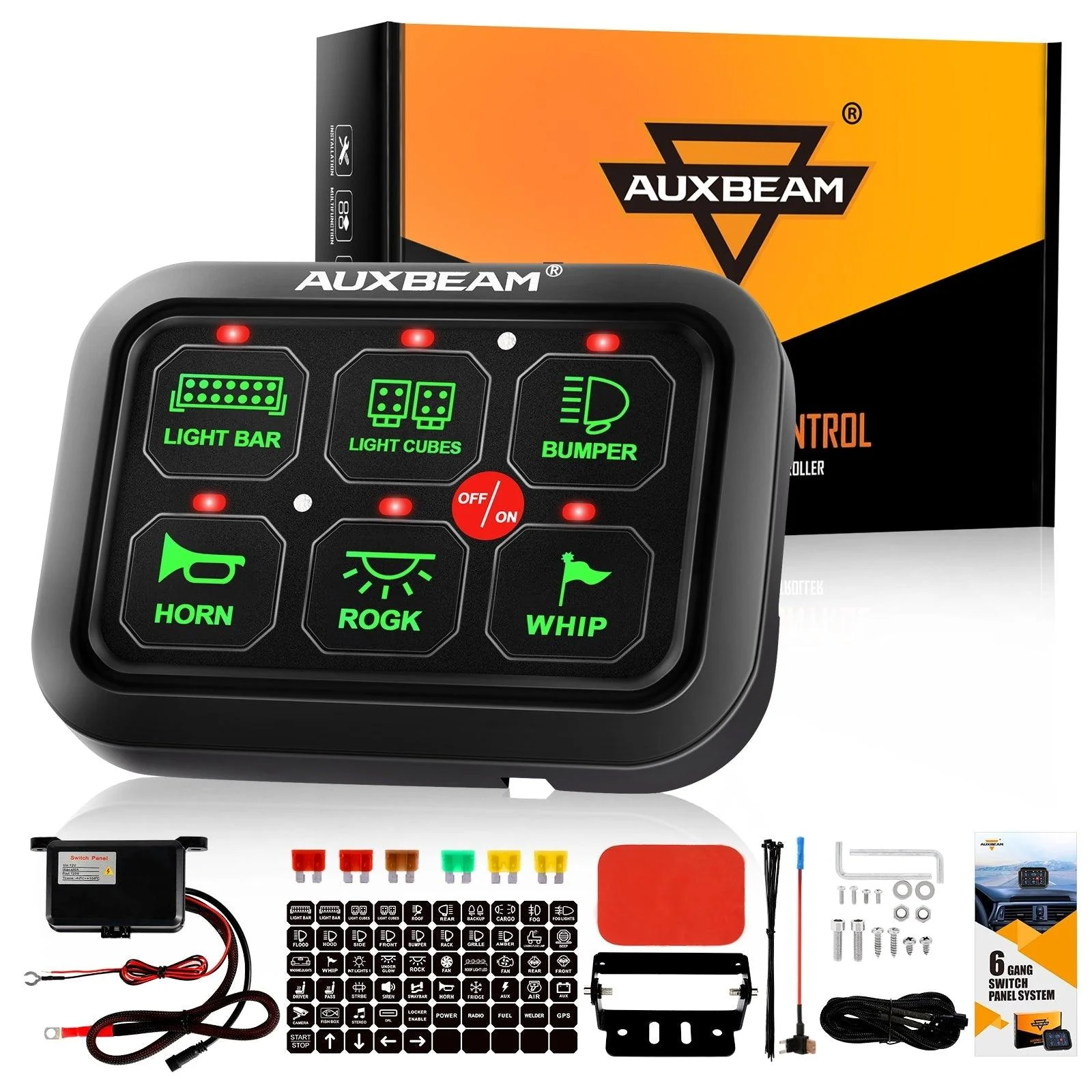 6/8 Gang LED Switch Panel, Off Road Light Controller - Image 22