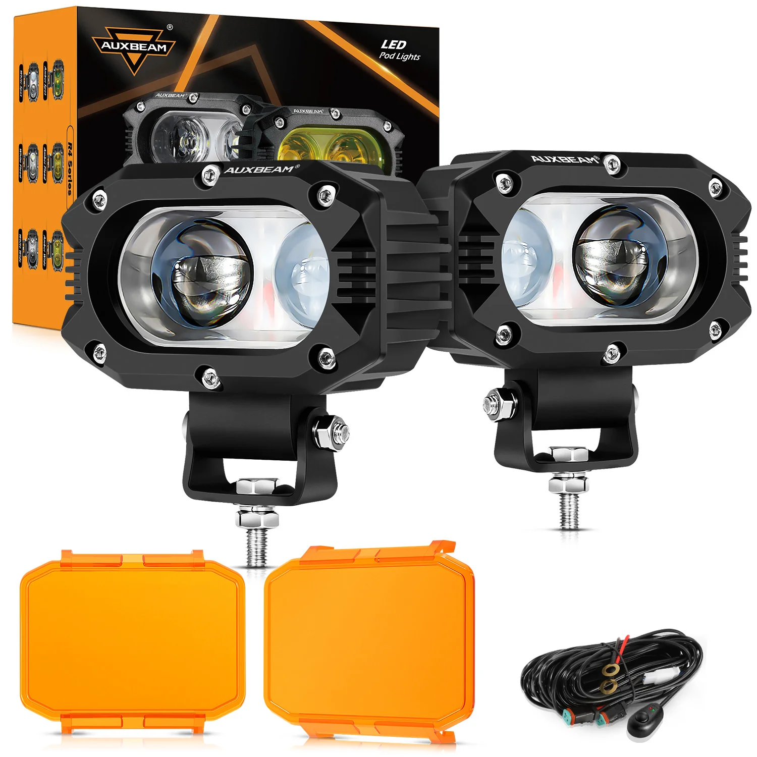 R4 Series | 4 Inch 60W Spot Beam LED Pods Light White Driving Light - Image 19