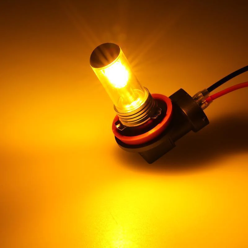 (2pcs/set) H11/H16JP SMD 20W 7000LM Natural White/AMBER Led Fog Light Bulbs - Image 7