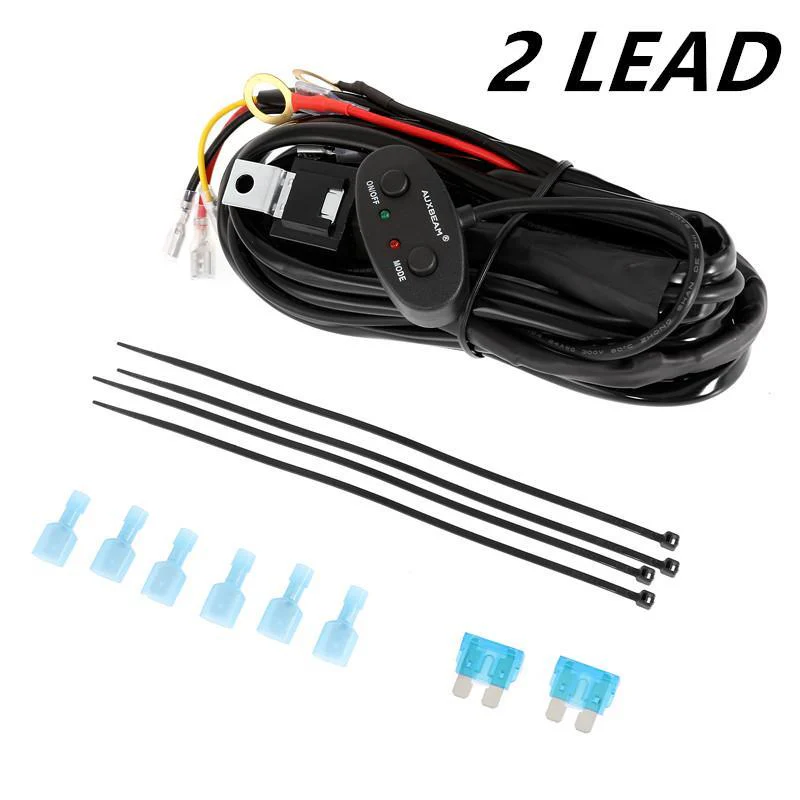 Wiring Harness 10FT, Customized for AUXBEAM 6 Modes LED Light Bar, 12V 40A Relay for Switching Between Different Modes - Image 12