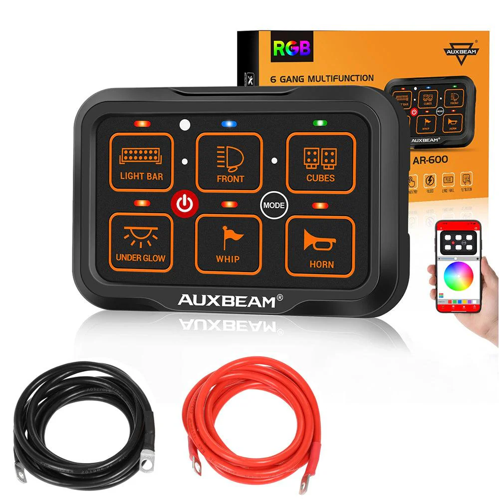 AR Series 6 Gang (AR-600) RGB Switch Panel with APP, Toggle/ Momentary/ Pulsed Mode Supported (One-Side Output)) - Image 11
