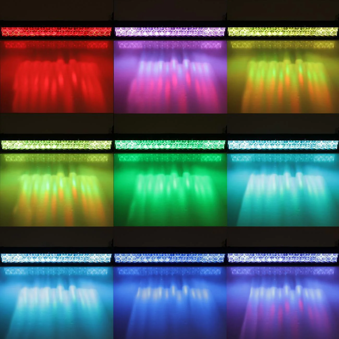 22"/32"/42" V-Series RGB Straight/Curved 5D lens Combo Beam Double Row LED Light Bar for 2002 Ford F150 - Image 13