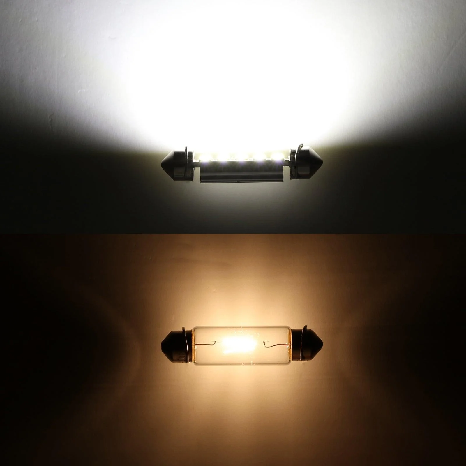 41MM 578 211-2 212-2 214-2 1.61" Festoon LED Interior/Dome/Map/License Plate Light Bulbs 2.7W 500LM 6500K White | 2 Bulbs - Image 9