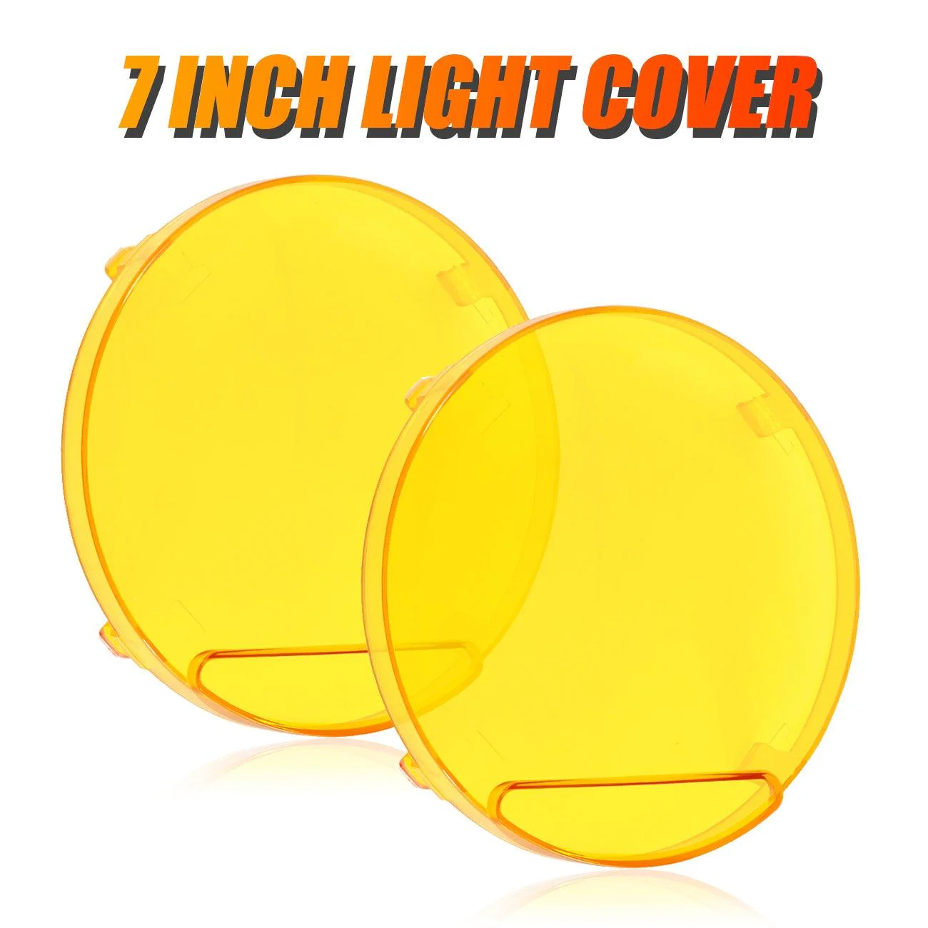 (2pcs/set) 7 Inch 90W Round Spot Beam Offroad LED Driving Lights w/ SAE Compliant+Amber/Black Covers(Optional) - Image 20