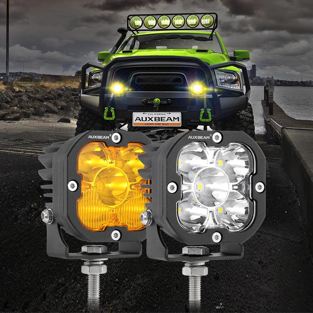 XP-ULTRA Series 3 Inch 80W 9600LM LED Pods Lights White&Amber - Image 15