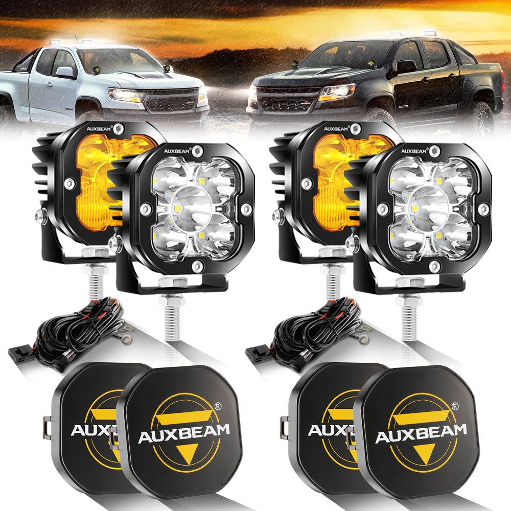 XP-ULTRA Series 3 Inch 80W 9600LM LED Pods Lights White&Amber - Image 18