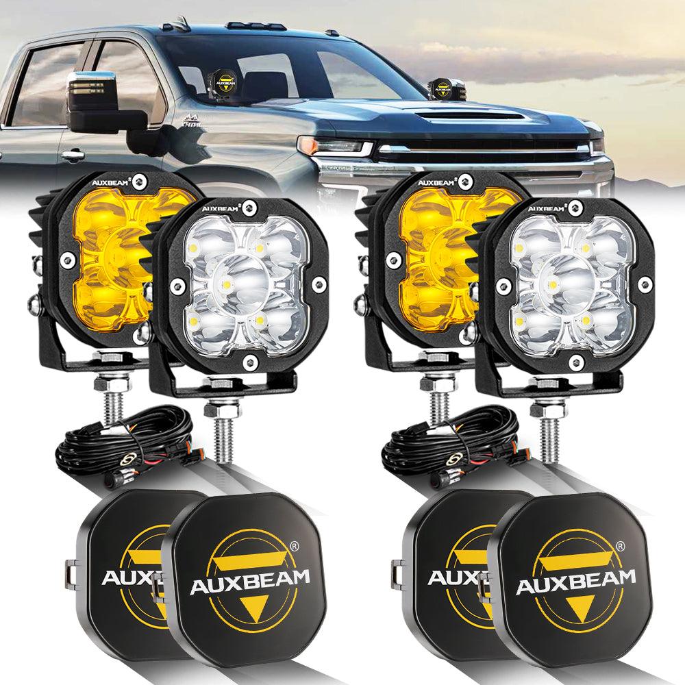 XP-ULTRA Series 3 Inch 80W 9600LM LED Pods Lights White&Amber - Image 22