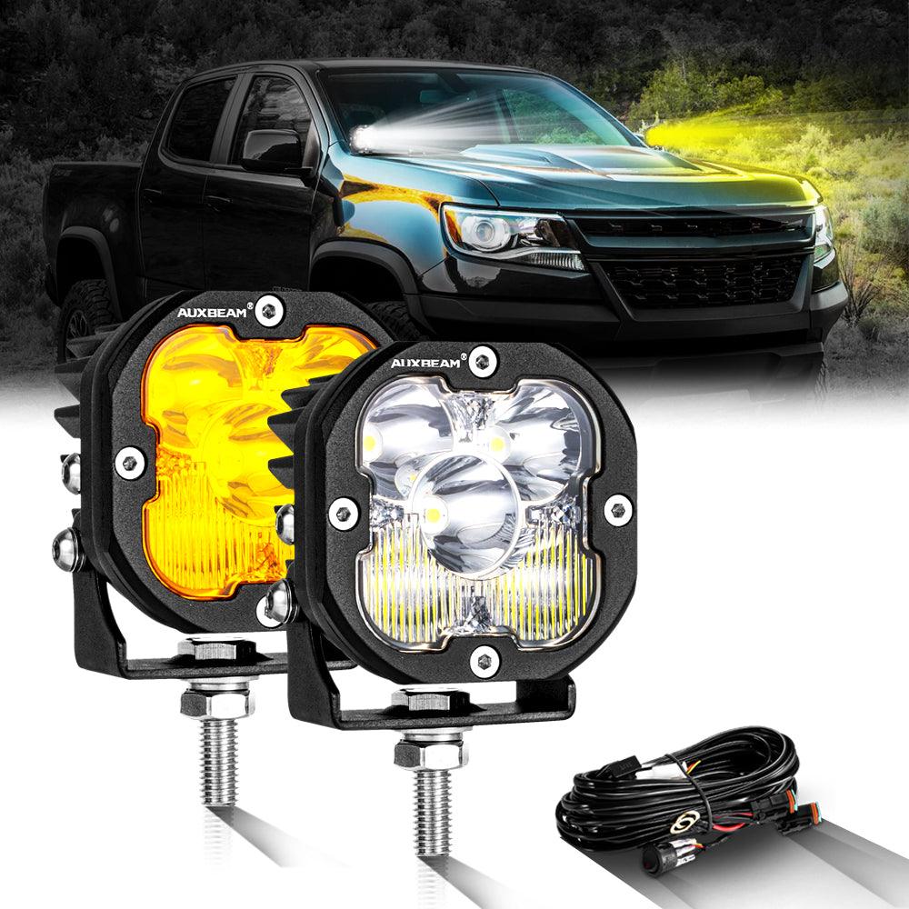 XP-ULTRA Series 3 Inch 80W 9600LM LED Pods Lights White&Amber - Image 29