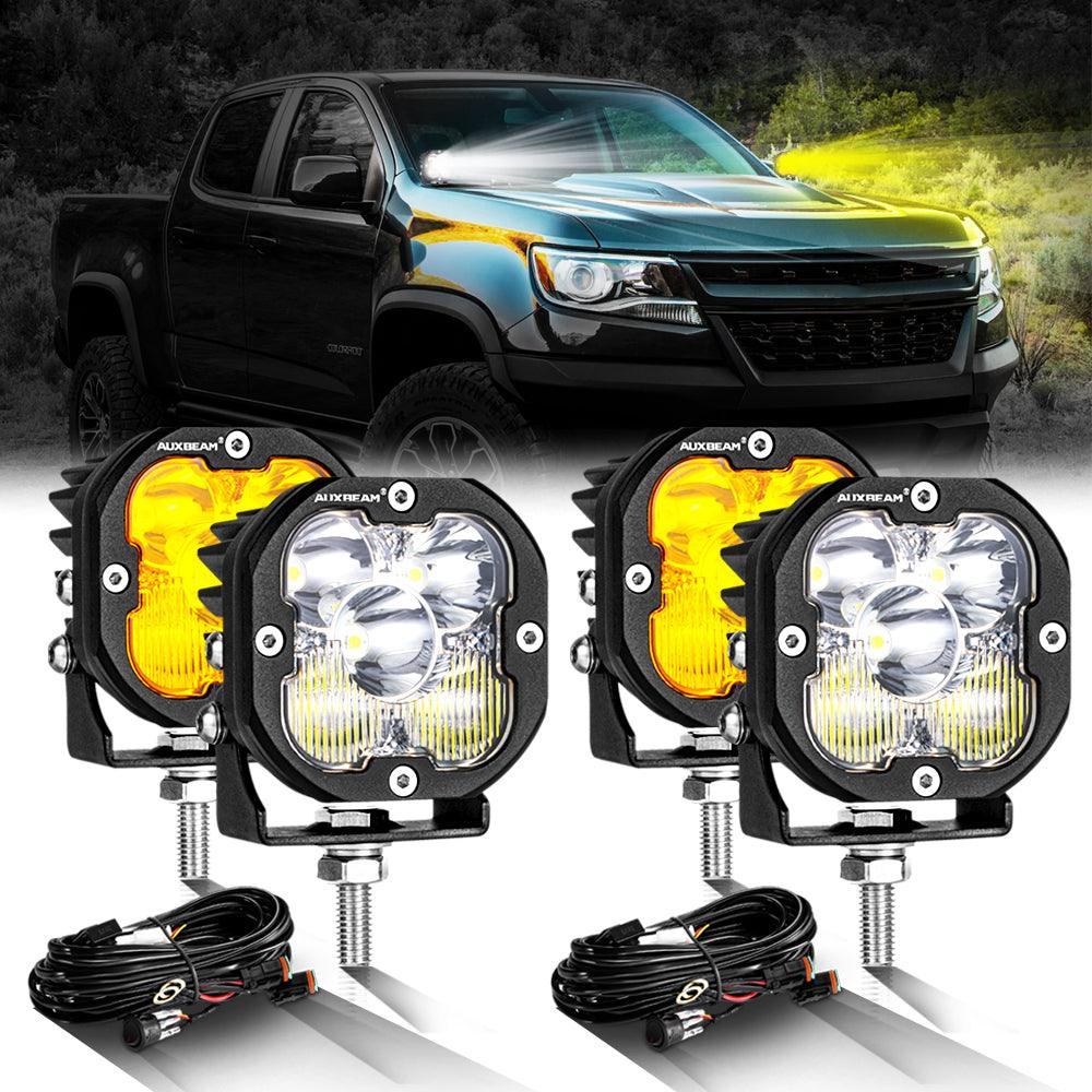 XP-ULTRA Series 3 Inch 80W 9600LM LED Pods Lights White&Amber - Image 30