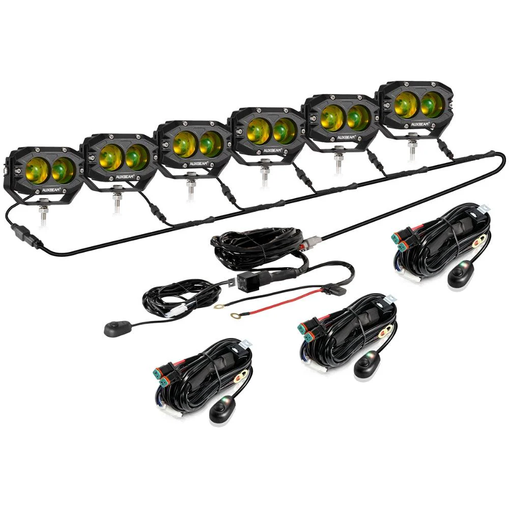 R4 Series | 4 Inch 60W LED Pods Amber Spot Driving Light - Image 14