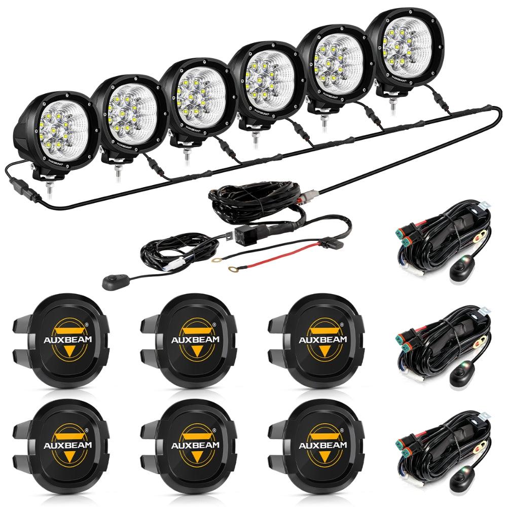 P4 Series | 4 Inch 90W 9000LM Round LED Driving Lights Flood White Pod Lights - Image 19