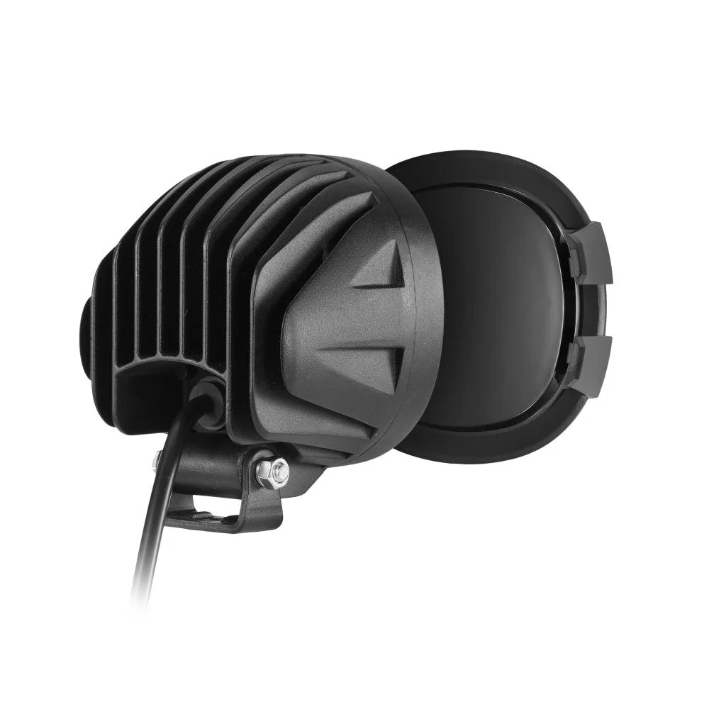 P4 Series | 4 Inch 90W 9000LM Round LED Driving Lights Flood Amber Pod Lights - Image 13
